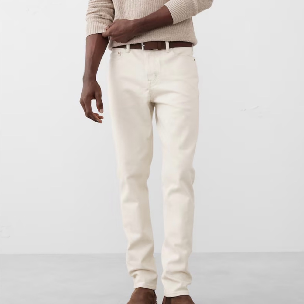 Banana republic Men's Cream Jeans